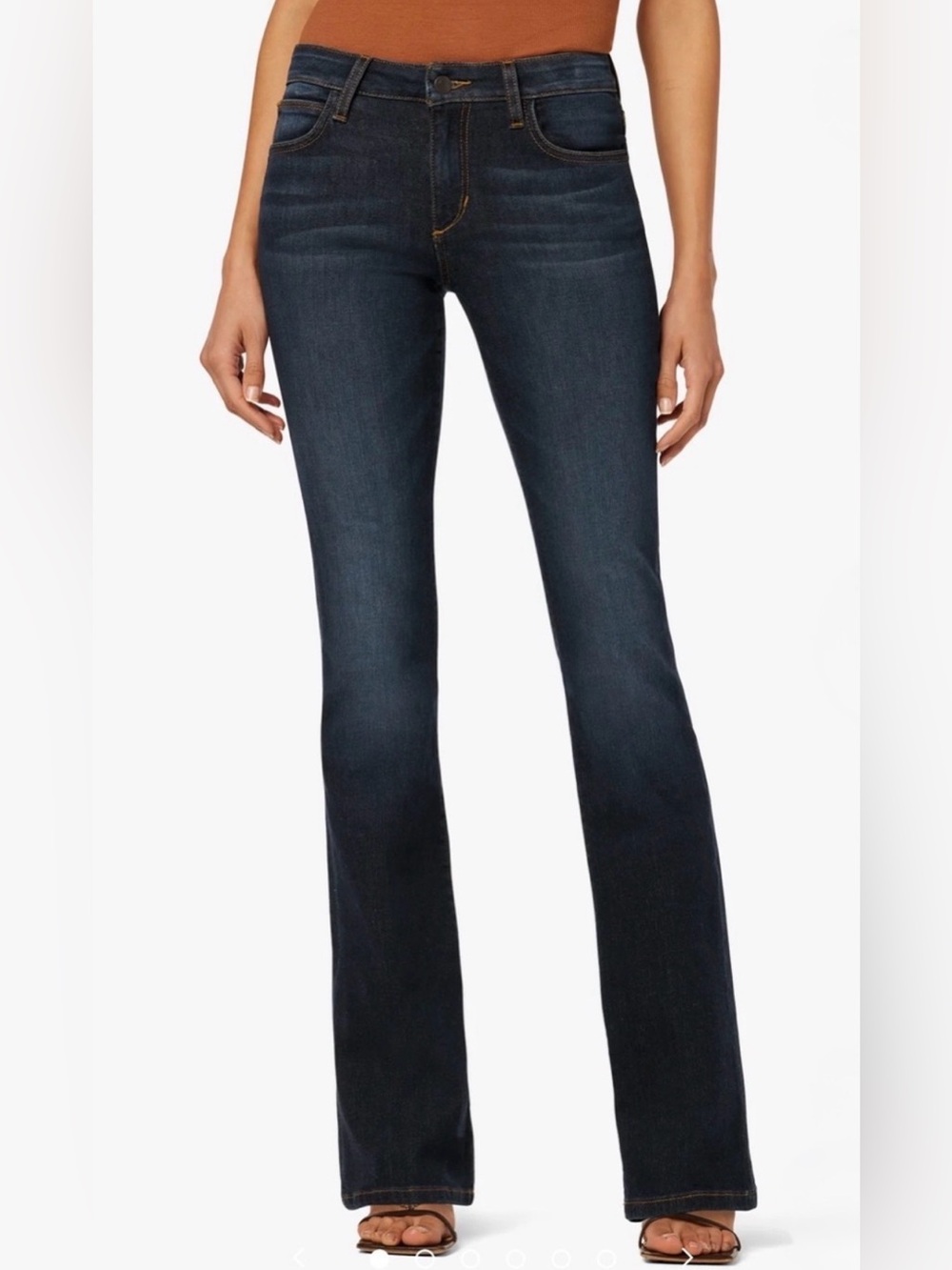 Joe's Jeans Dark Indigo Flare Wide Leg Jeans